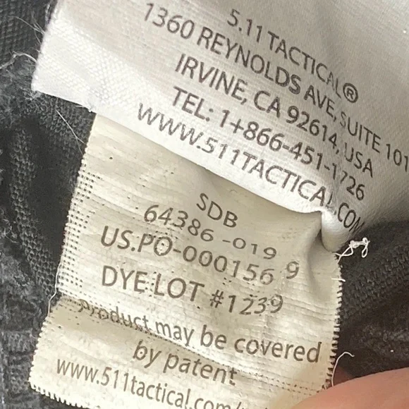 5.11 Tactical Series Cargo Pants Women's Black Utility Straight Size 8 Hiking - Picture 12 of 16